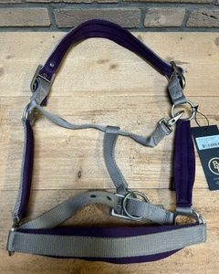 BR halster channa neoprene grijs/paars full