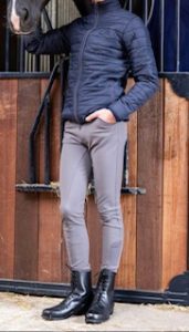 Heren rijbroek full grip grijs 46