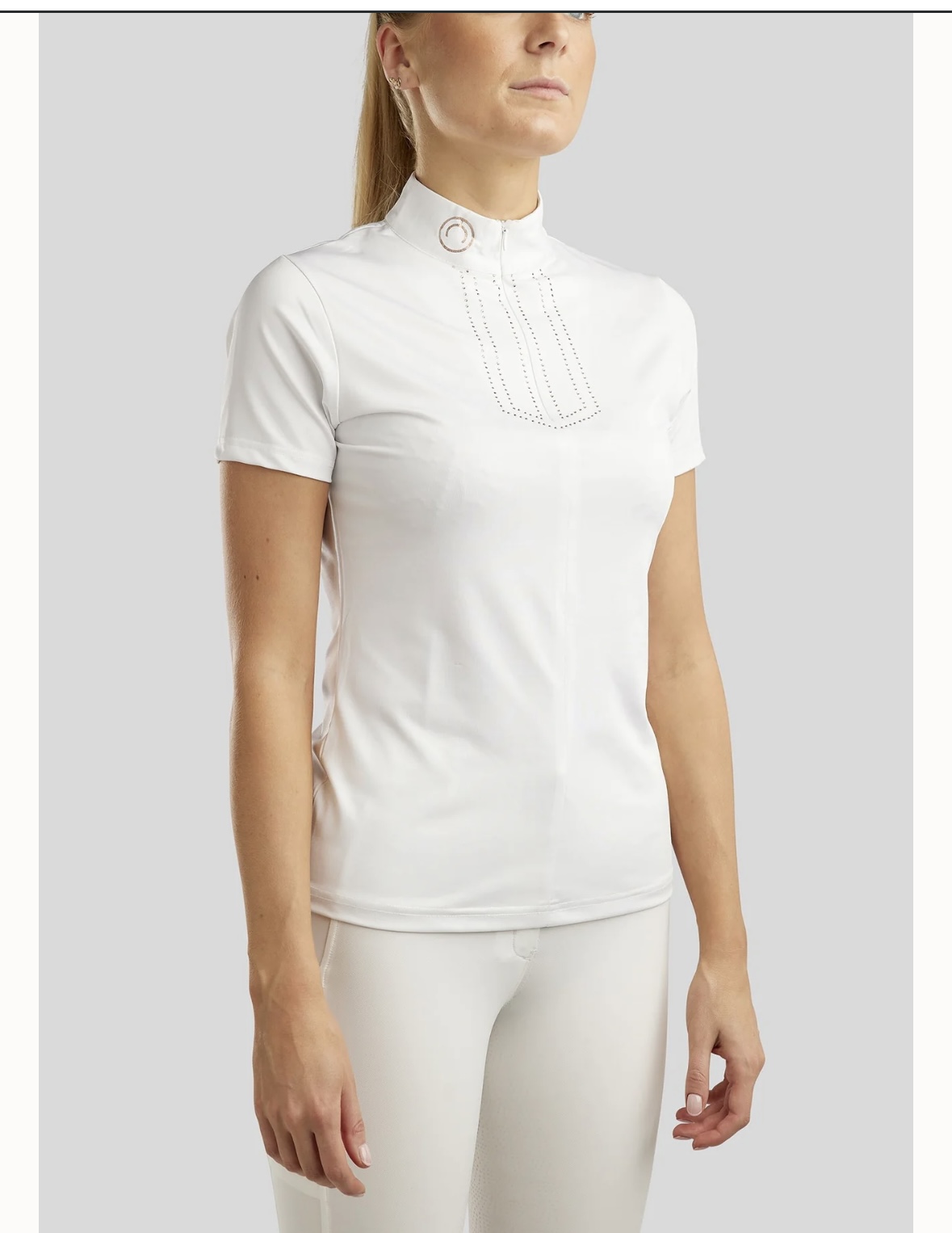 Wedstrijdshirt moviolet montar wit l