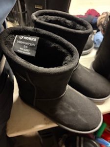 Waterdichte bontgevoerde laarsjes zwart 39