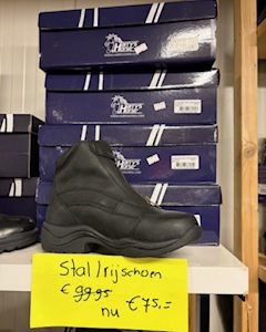 Stalschoen stalen neus zwart 42