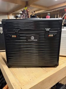 Poetskoffer zwart de luxe