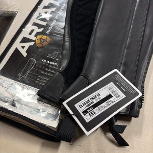 Ariat_chaps_classic_leer_XXS_zwart