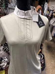 Wedstrijd shirt montar light silver grey L
