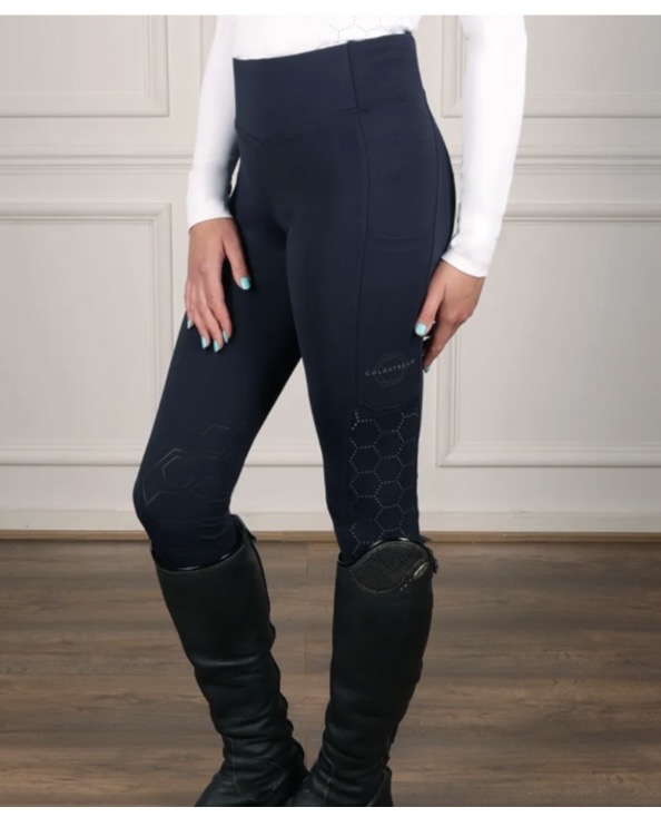 Coldstream legging full grip 42 blauw