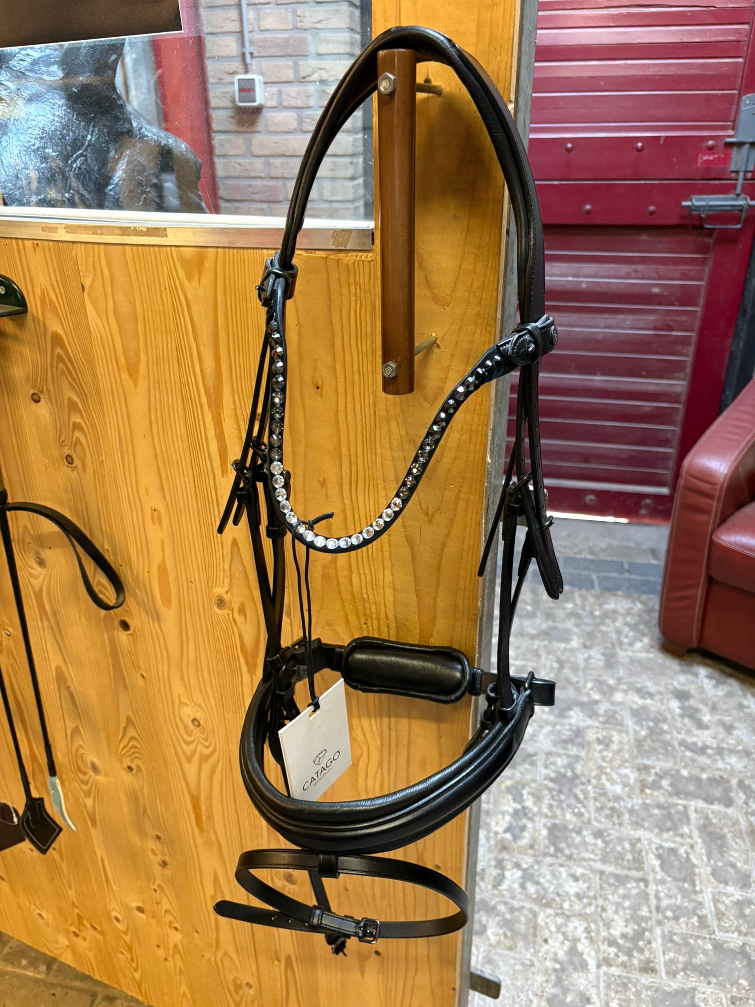 Hoofdstel_catago_mix_glitter_Full_zwart_1