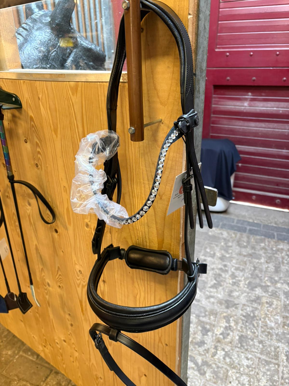 Hoofdstel_catago_zilver_glitter_Full_zwart_1