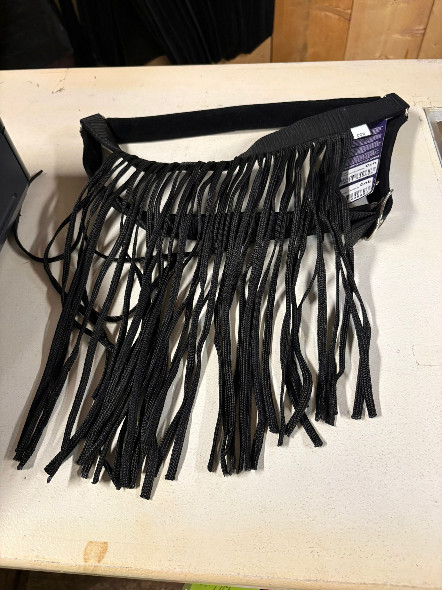 Vliegenfrontriem_luxe_Cob_zwart_1