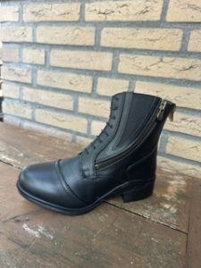 Mountain horse veganza side zip zwart maat 37
