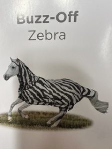 Bucas Buzz-off full neck Zebra maat 125
