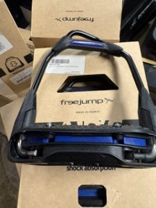 Freejump stijgbeugels blauw zwart full