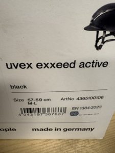 Uvex exxeed active cap black 57-59v