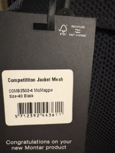 Montar Mesh zwart maat 42