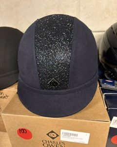 Charles owen cap blauw sparkly 57