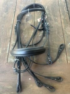 Stubben stang en trens hoofdstel zwart Full