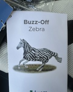Bucas buzz off zebra full neck maat 5.0