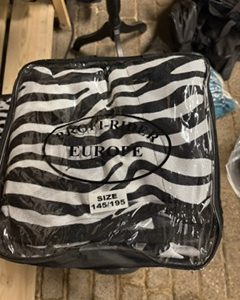 Vliegendeken zebra met losse profi 195