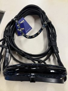 HB showtime hoofdstel black/navy glitter PONY