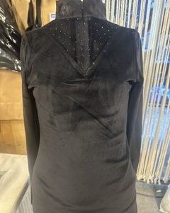 Movalerie velvet polo maat xL