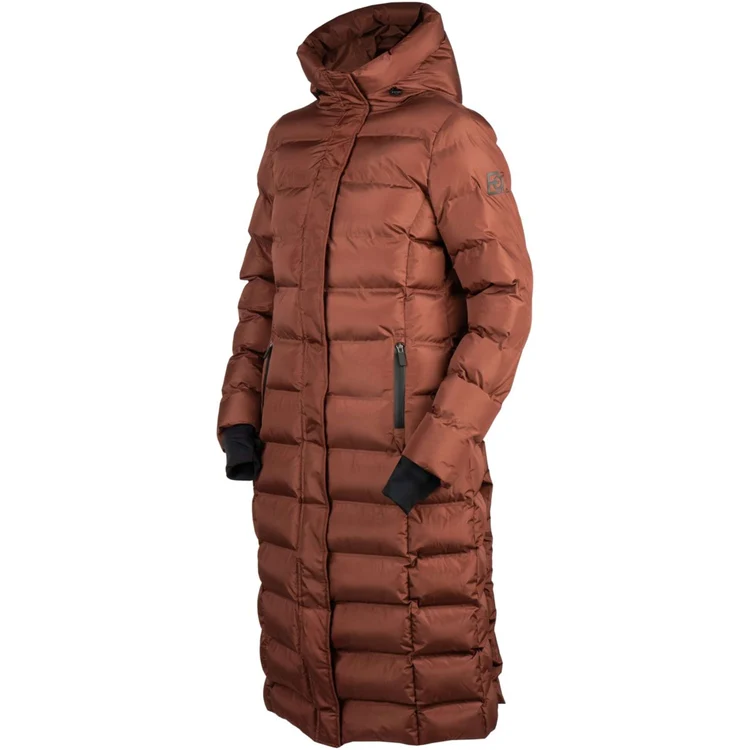 EQ Pro Eliose burnt umber lange puffer maat XXL