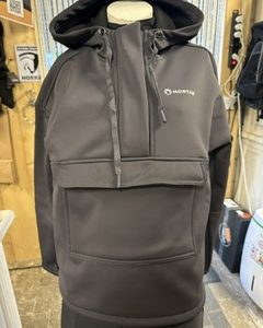 Montar quater zip anorak met muts en zak maat L