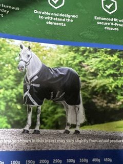Amigo 1200D turnout 100 gram maat 5.6