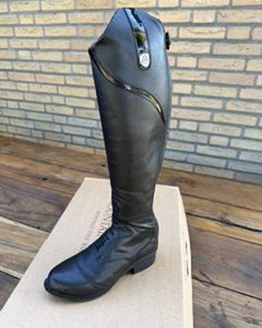 Veganza zwart winter tall met bont 39