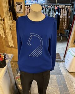 Lauria Garrelli trui oversize L blauw